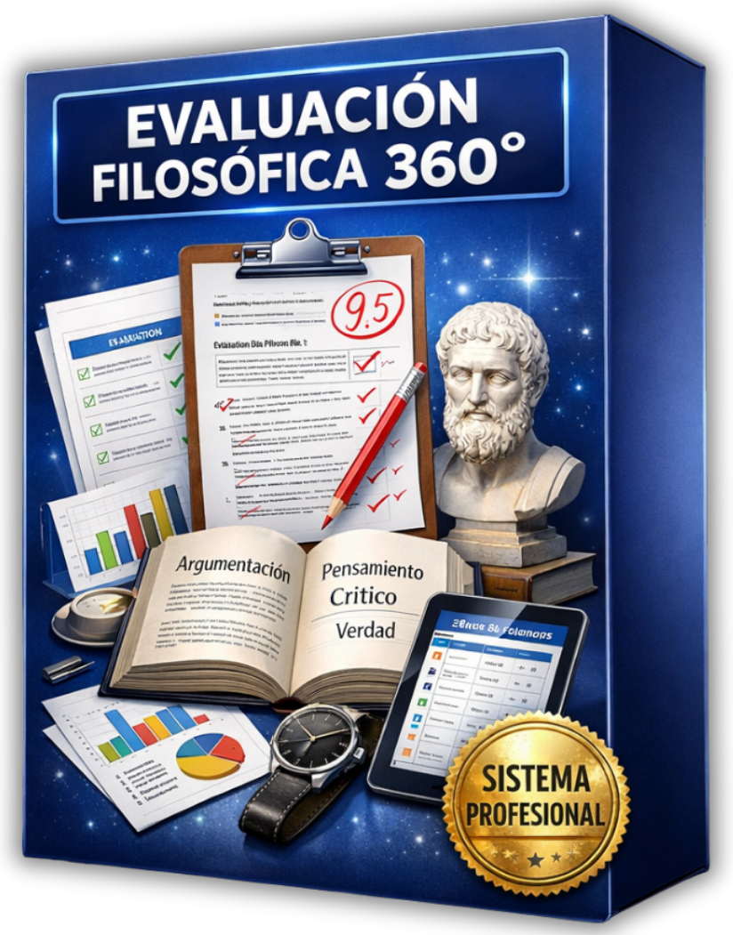 KIT COMPLETO FILOSOFÍA LISTA + EVALUACIÓN FILOSÓFICA 360°