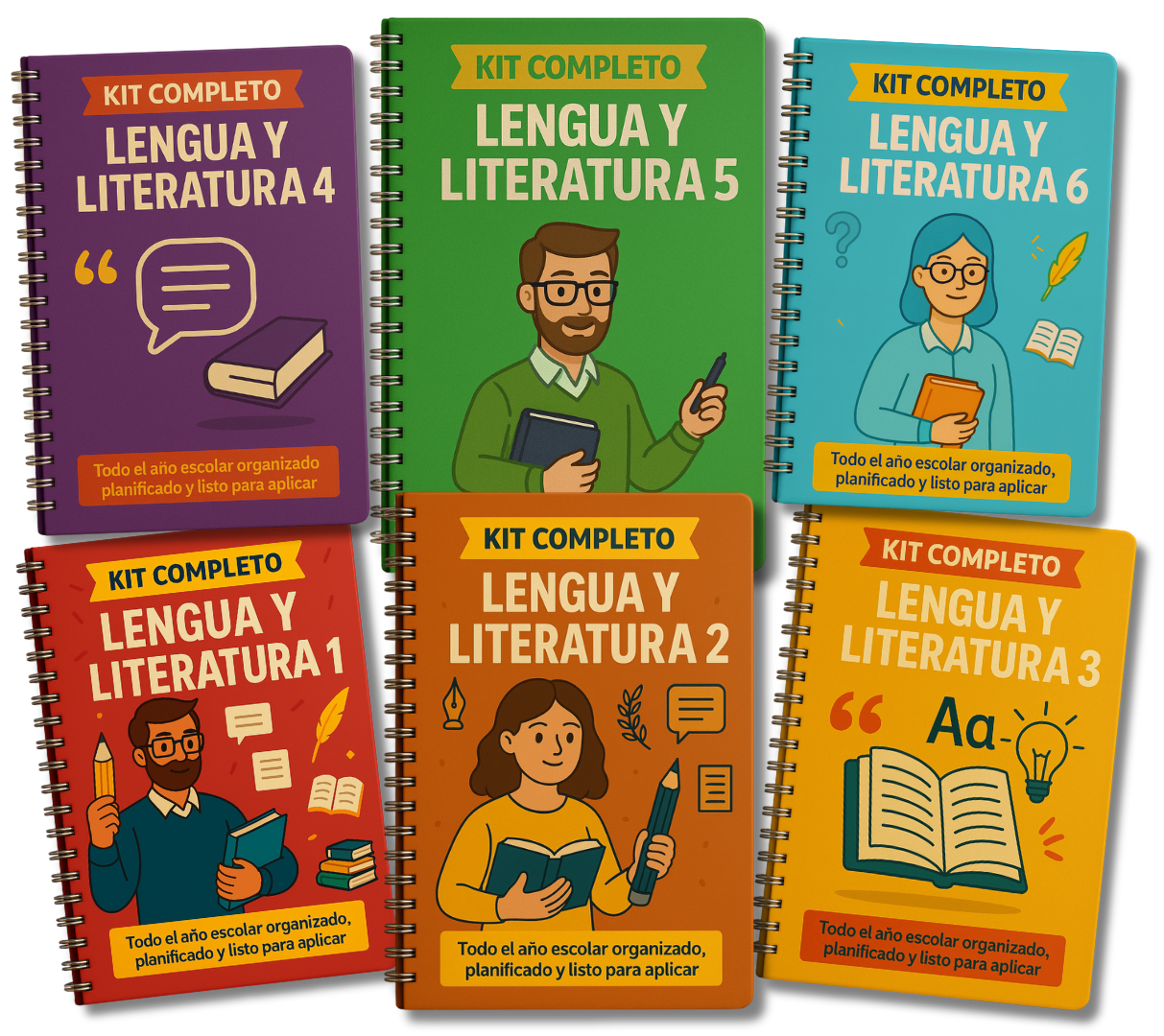 🔥 KIT COMPLETO DE LENGUA Y LITERATURA